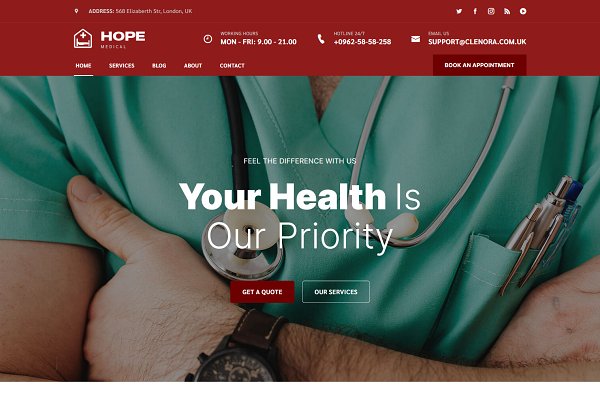 Download Hope - Health & Medical Template