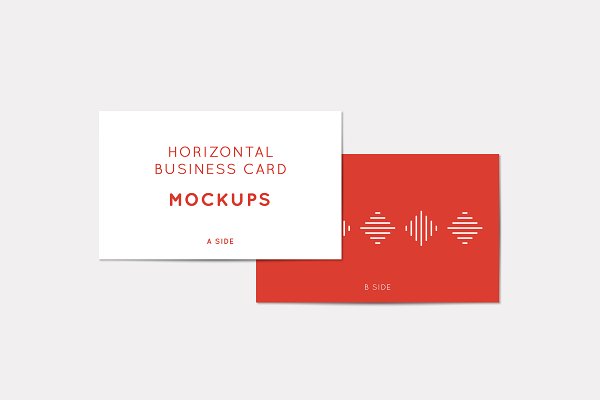 Download Horizontal Business Card Mockups