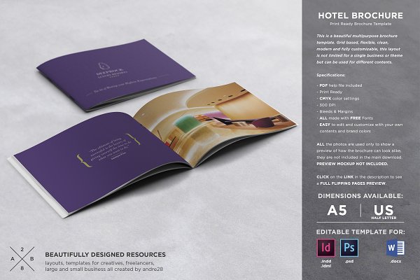 Download Hotel Brochure Template