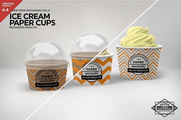 Download Ice Cream Cups Mockup