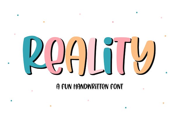 Download Reality | Fun Handwritten Font