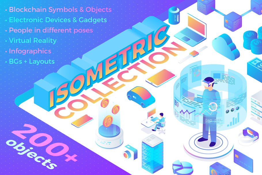 Download Isometric Flat Vector Collection 2