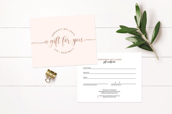 Download Modern Gift Certificate Template
