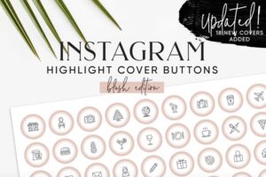 Download 132 Blush Instagram Highlight Covers