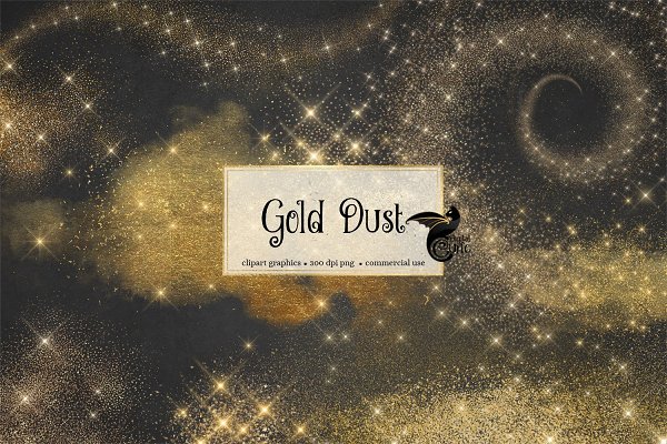Download Gold Dust Clipart Overlays