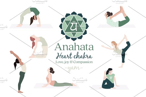 Download Anahata Chakra Yoga Postures