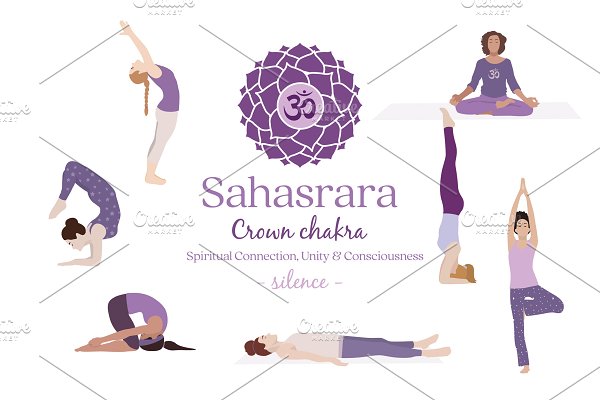 Download Sahasrara Chakra Yoga Postures