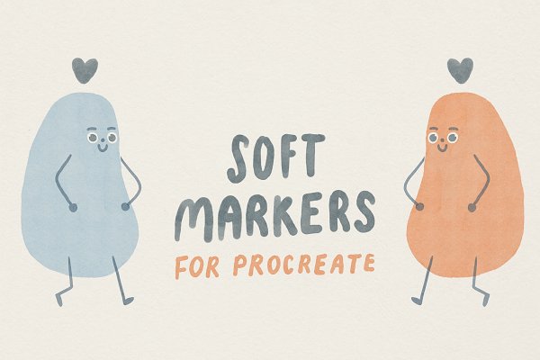Download Soft Markers for Procreate