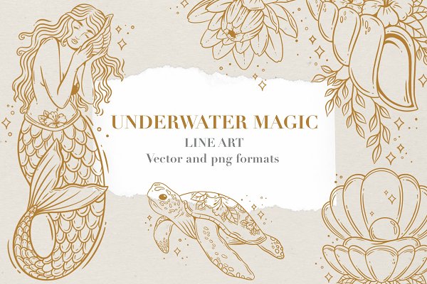 Download Underwater magic set