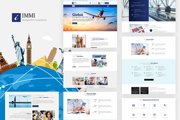 Download Immi - Immigration WP Theme