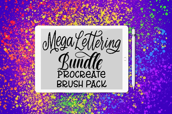 Download 35 Procreate Brushes Mega Bundle