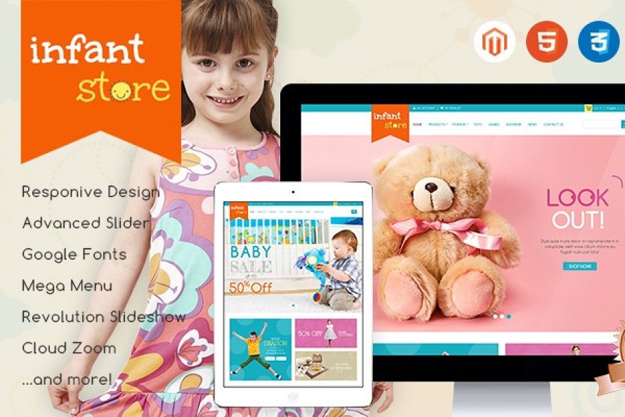 Download Baby Clothes- Magento Theme
