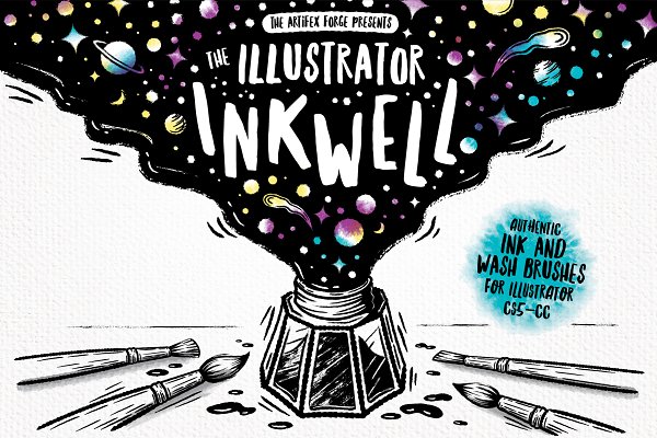 Download The Illustrator Ink Well | Brushes