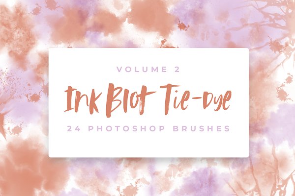 Download Ink Blot Tie-Dye Brushes Vol. 2