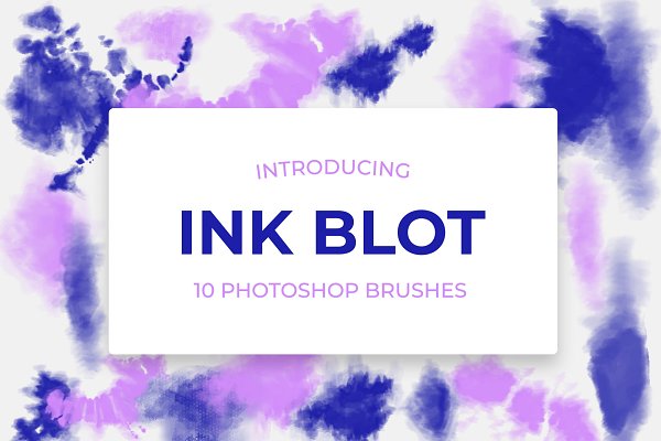 Download 10 Tie-Dye Ink Blot Brushes