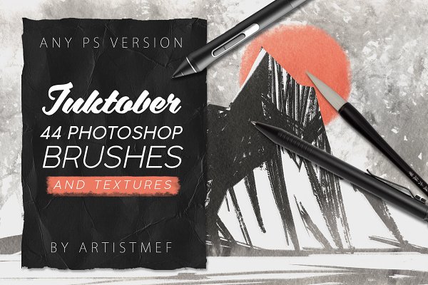 Download Inktober Procreate&Photoshop Brushes