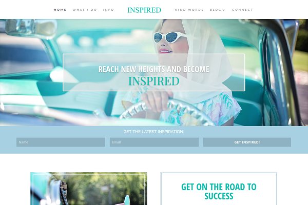 Download Inspired WordPress Blog Theme