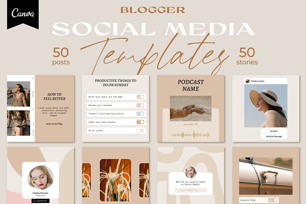 Download Instagram Template For Bloggers