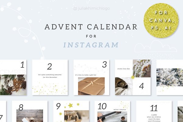 Download Advent Calendar for Instagram