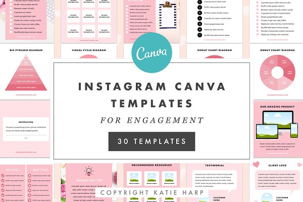 Download Instagram Canva Templates Engagement
