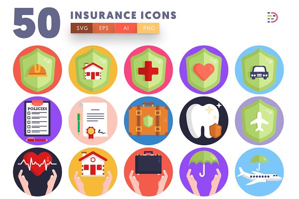 Download 50 Insurance Icons