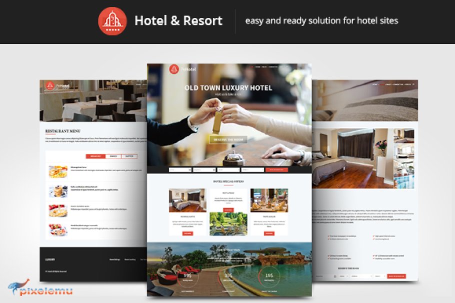 Download Hotel & Resort WordPress Theme
