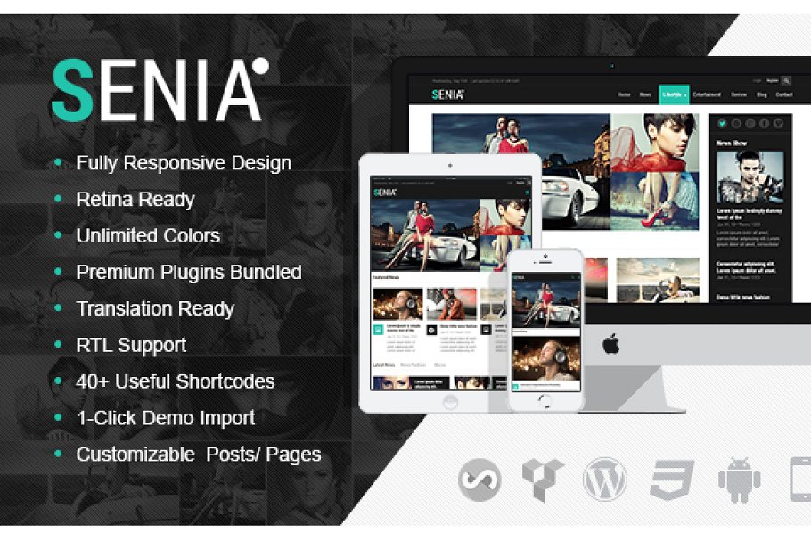 Download Senia - WordPress Magazine Theme