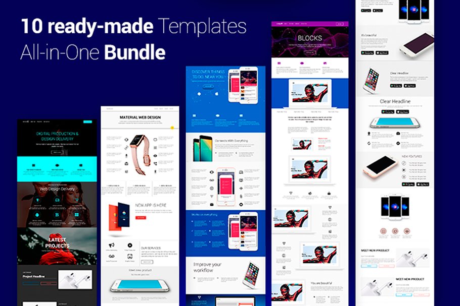 Download 10 ready-made Bootstrap Templates