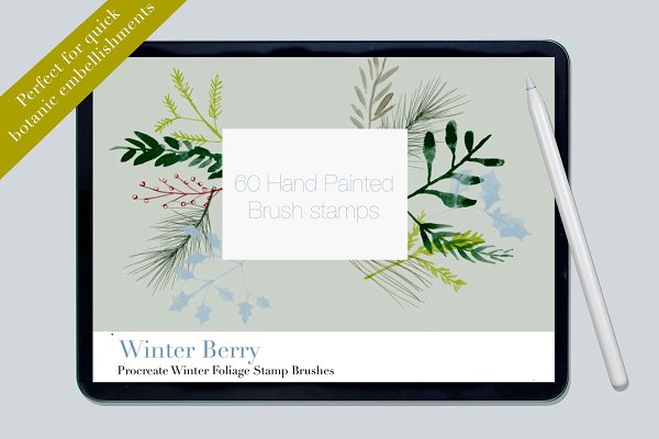 Download Procreate Winter Foliage Brushes