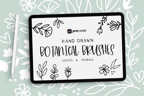 Download Botanical Brushes for Procreate