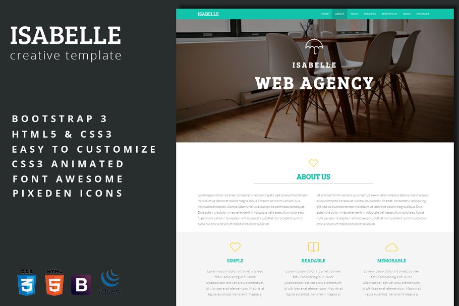 Download Isabelle - Creative Agency Template