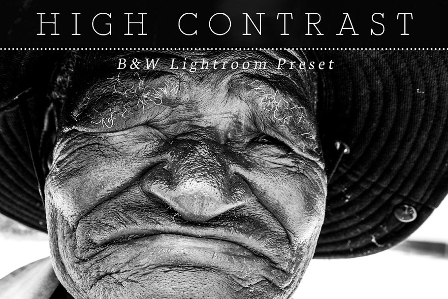 Download High Contrast B&W Lightroom Preset