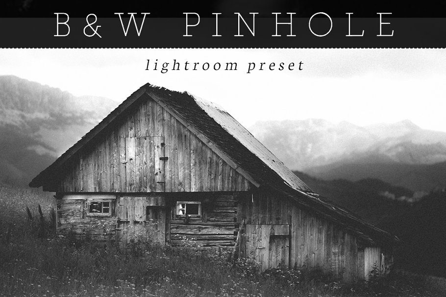 Download B&W Pinhole Lightroom Preset