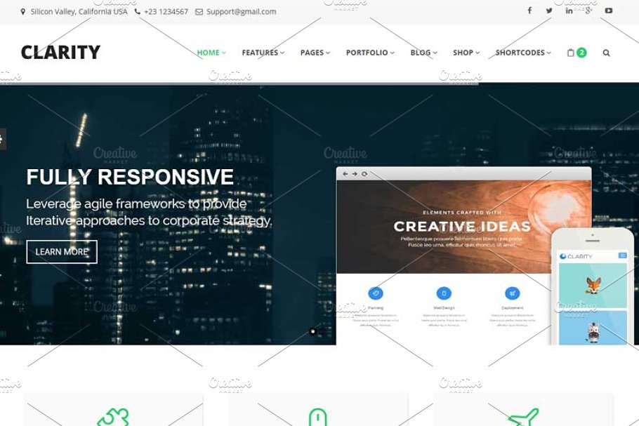 Download Clarity - Business Template