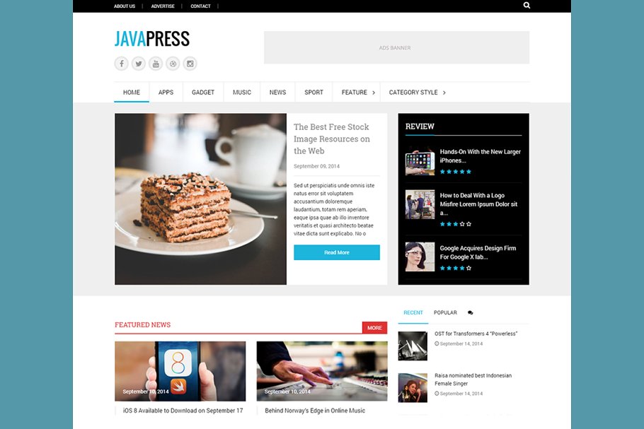 Download Javapress - WP Elegant Magazine