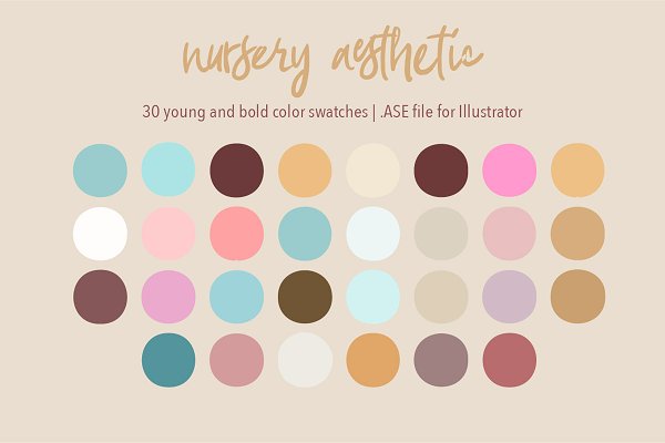 Download Nursery Aesthetic Color Palette
