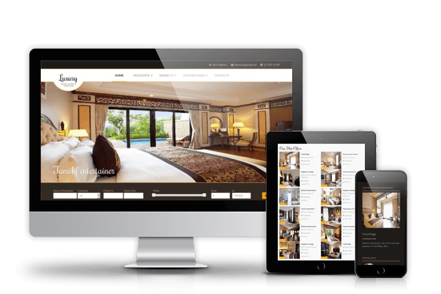 Download Luxury - Hotel Joomla template
