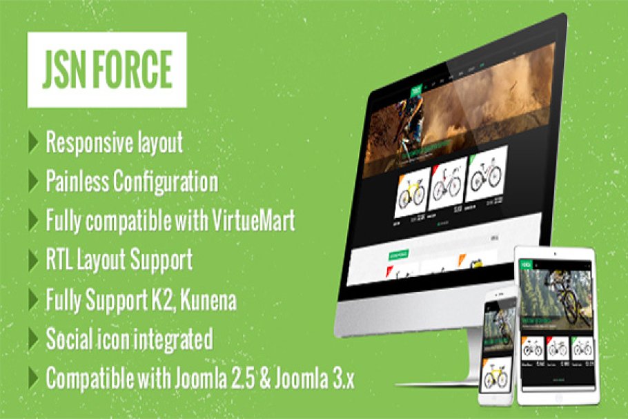 Download JSN Force- E-Commerce Template