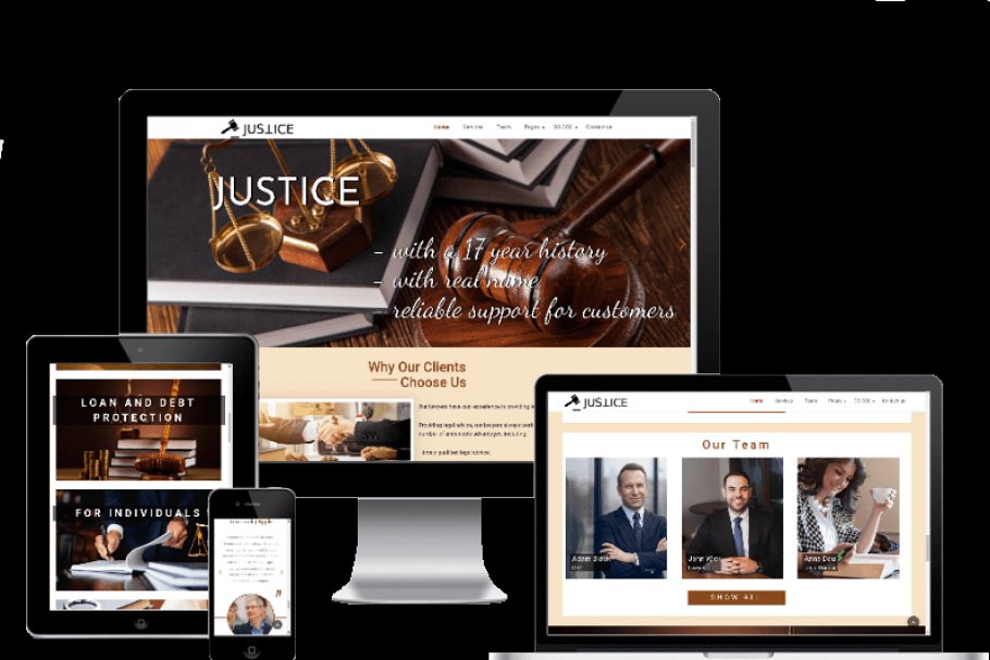 Download Justice - Law Company Website