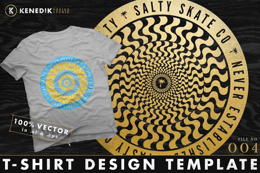 Download T-Shirt Design Template 004