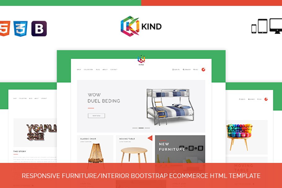Download Kind - Furniture HTML Template