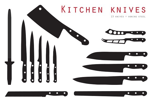 Download Kitchen knife set