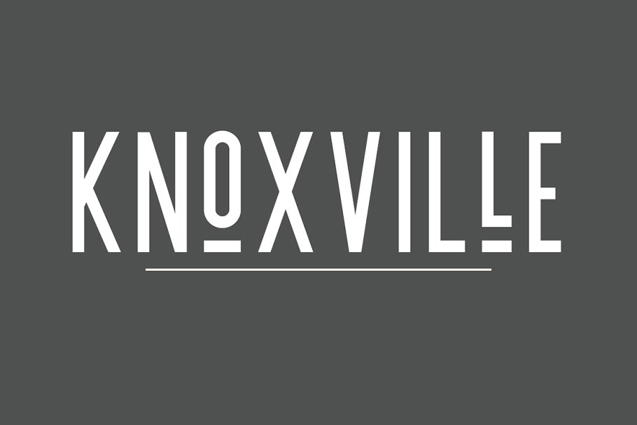 Download Knoxville | A Logo Creating Font