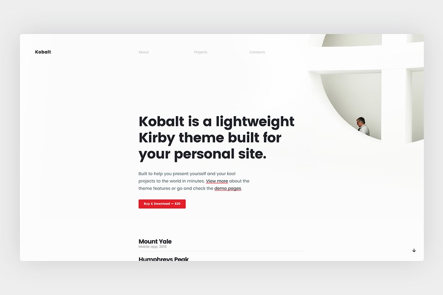 Download Kobalt Theme - Kirby CMS