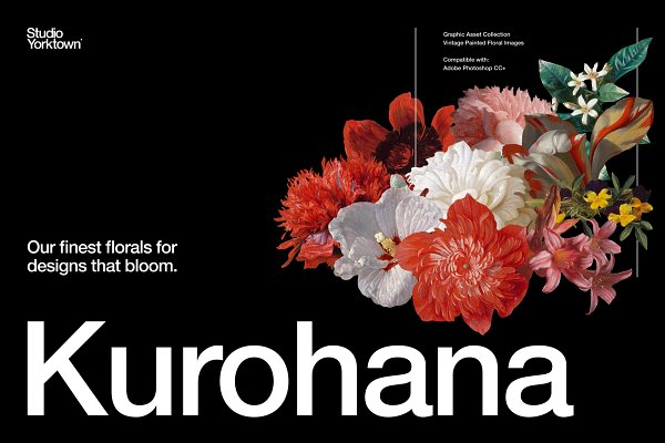 Download Kurohana - Moody Florals Collection