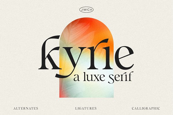Download Kyrie: A Luxe Calligraphic Serif