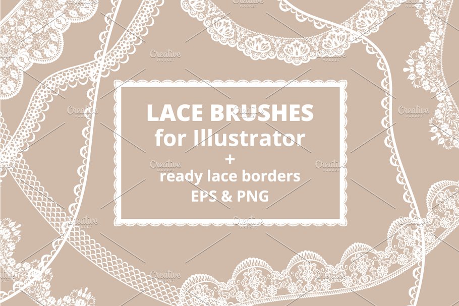 Download Lace Brushes for Illustrator