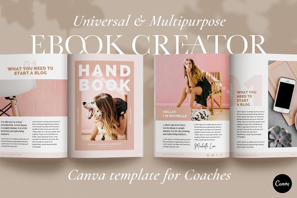 Download eBook Creator template | CANVA