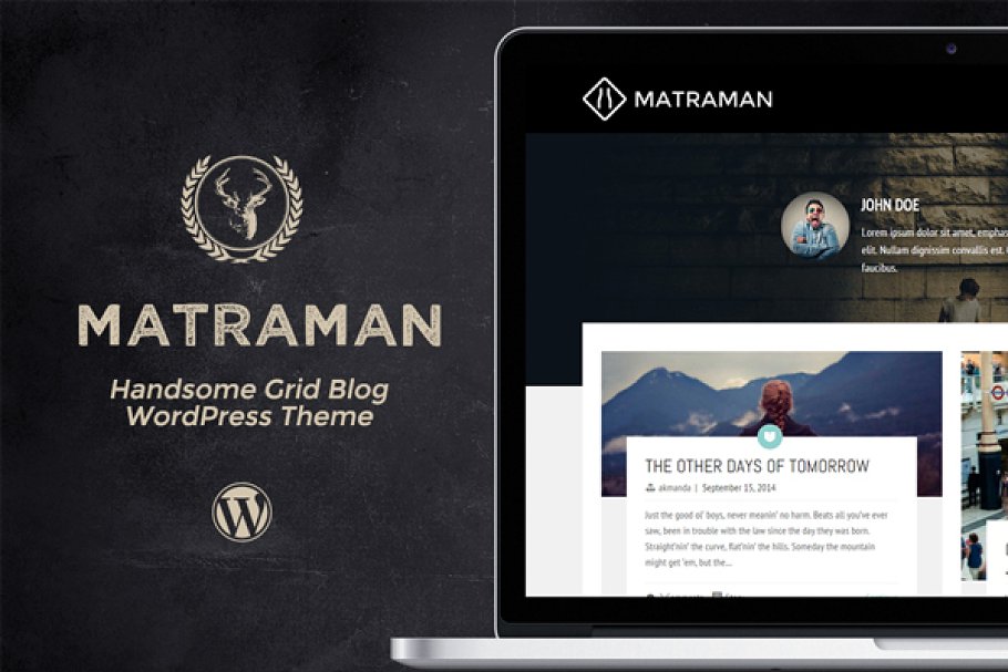 Download Handsome Grid Blog Theme - Matraman