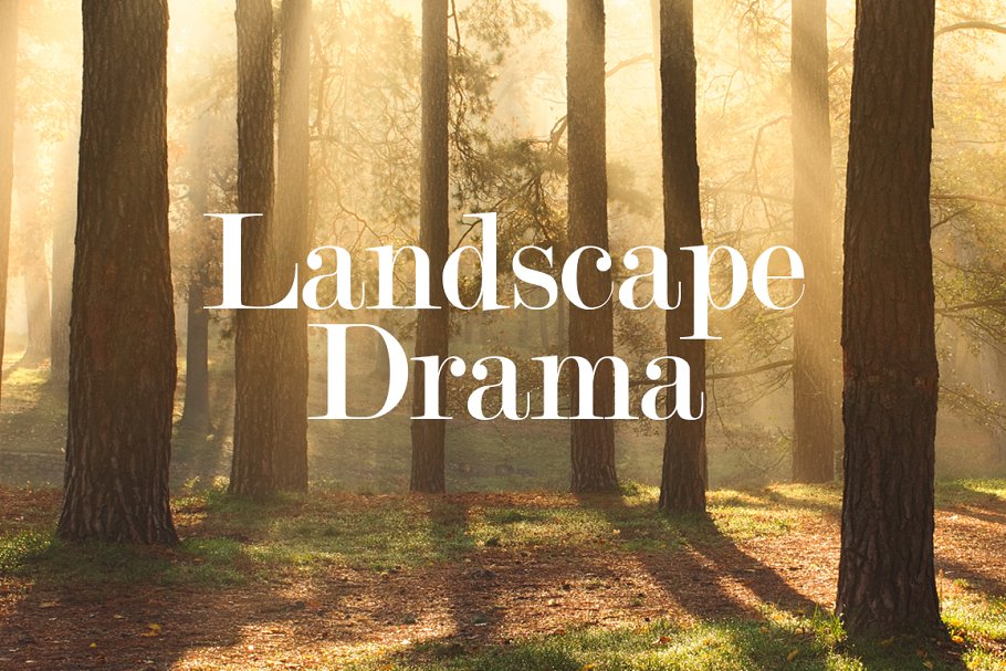 Download Landscape Drama Lightroom Presets